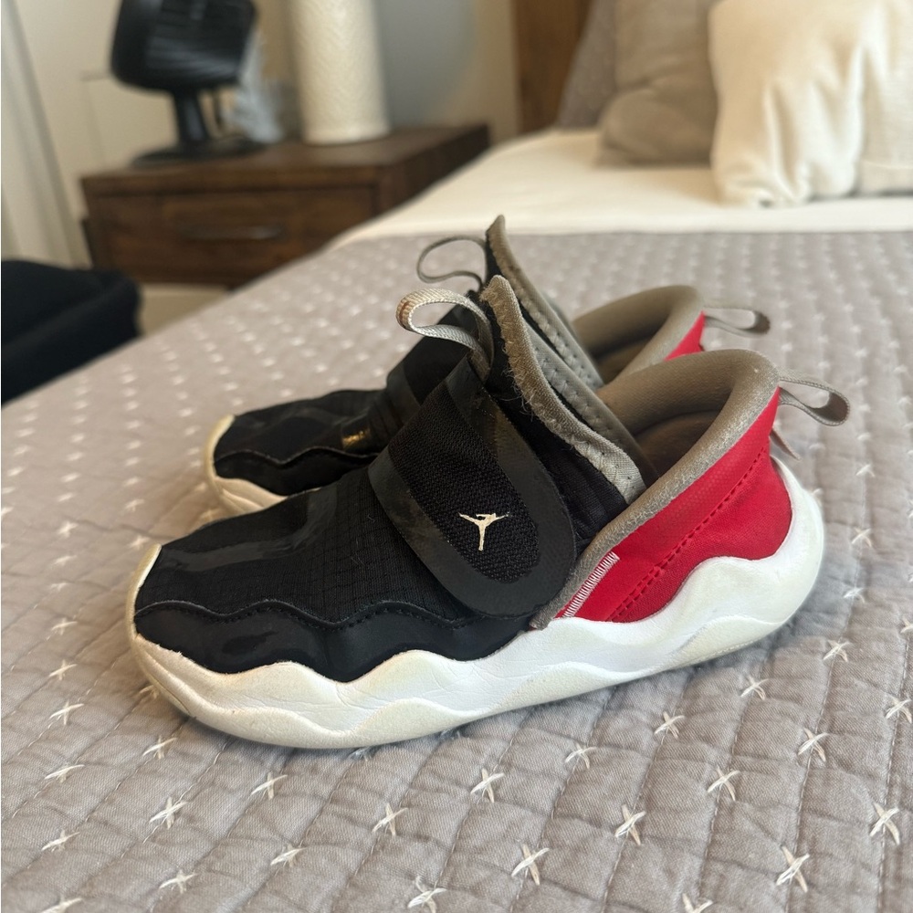 Boys slip on Jordans